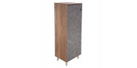 ΠΑΠΟΥΤΣΟΘΗΚΗ-ΝΤΟΥΛΑΠΙ ALVARO HM8954.12 ΜΕΛΑΜΙΝΗ SONAMA-STONE TEXTURE 50Χ38Χ135Yεκ.