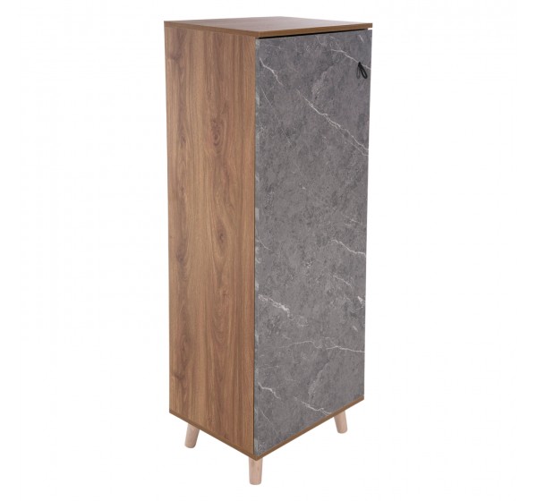 ΠΑΠΟΥΤΣΟΘΗΚΗ-ΝΤΟΥΛΑΠΙ ALVARO HM8954.12 ΜΕΛΑΜΙΝΗ SONAMA-STONE TEXTURE 50Χ38Χ135Yεκ.
