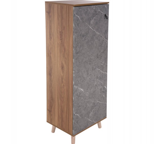ΠΑΠΟΥΤΣΟΘΗΚΗ-ΝΤΟΥΛΑΠΙ ALVARO HM8954.12 ΜΕΛΑΜΙΝΗ SONAMA-STONE TEXTURE 50Χ38Χ135Yεκ.