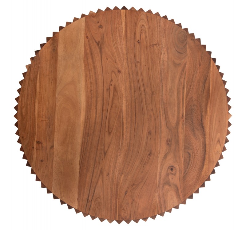 ΣΕΤ 2ΤΜΧ ΤΡΑΠΕΖΙΑ ΣΑΛΟΝΙΟΥ ΣΤΡΟΓΓΥΛΑ SEDGE HM11944 ΜΑΣΙΦ ΑΚΑΚΙΑ Φ90 & Φ40εκ.