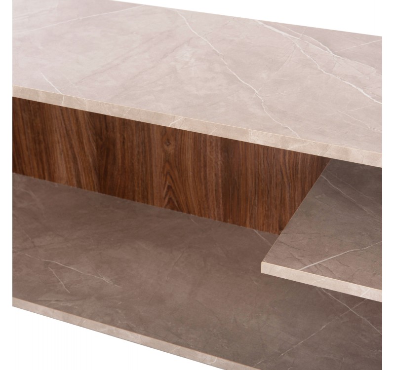 ΣΥΝΘΕΤΟ ΤΗΛΕΟΡΑΣΗΣ EDELIE HM8908.14 ΜΕΛΑΜΙΝΗ ΓΚΡΙ STONE TEXTURE-ΦΥΣΙΚΟ 150x29,5x120Υεκ.