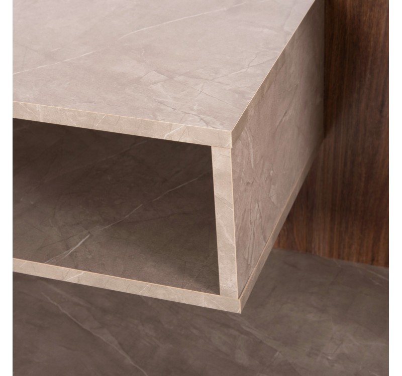 ΣΥΝΘΕΤΟ ΤΗΛΕΟΡΑΣΗΣ EDELIE HM8908.14 ΜΕΛΑΜΙΝΗ ΓΚΡΙ STONE TEXTURE-ΦΥΣΙΚΟ 150x29,5x120Υεκ.