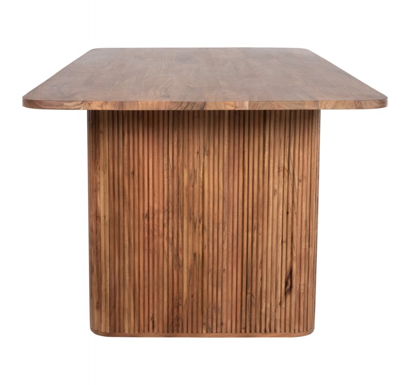 ΤΡΑΠΕΖΙ ΤΡΑΠΕΖΑΡΙΑΣ GROOT HM9683 ΜΑΣΙΦ ΞΥΛΟ ΑΚΑΚΙΑΣ ΣΕ ΦΥΣΙΚΟ 200,5x100x72Yεκ.