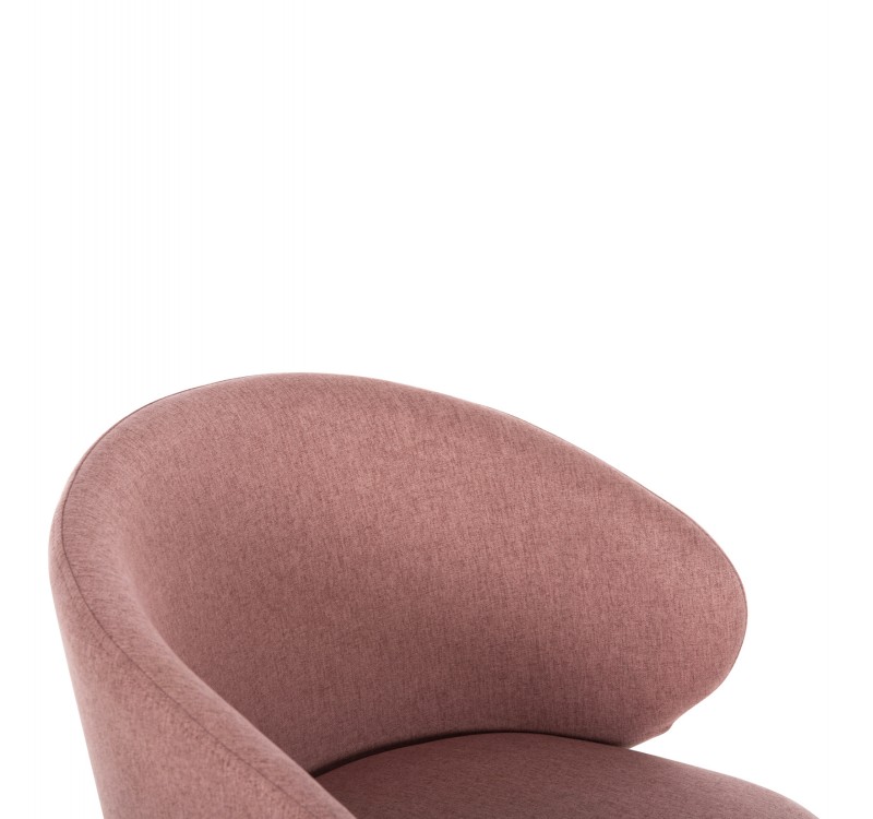 ΚΑΡΕΚΛΑ ISIAH HM9615.02 ΣΑΠΙΟ ΜΗΛΟ ΥΦΑΣΜΑ-ΜΑΥΡΑ ΜΕΤΑΛΛΙΚΑ ΠΟΔΙΑ 56x56x76Υ εκ.