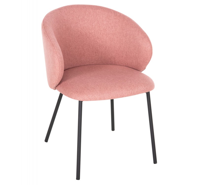 ΚΑΡΕΚΛΑ ISIAH HM9615.02 ΣΑΠΙΟ ΜΗΛΟ ΥΦΑΣΜΑ-ΜΑΥΡΑ ΜΕΤΑΛΛΙΚΑ ΠΟΔΙΑ 56x56x76Υ εκ.