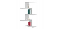ΕΠΙΤΟΙΧΙΑ ΡΑΦΙΕΡΑ RORY HM8931.11 ΜΕΛΑΜΙΝΗ ΣΕ ΛΕΥΚΟ 22x51,5x109Υ εκ.