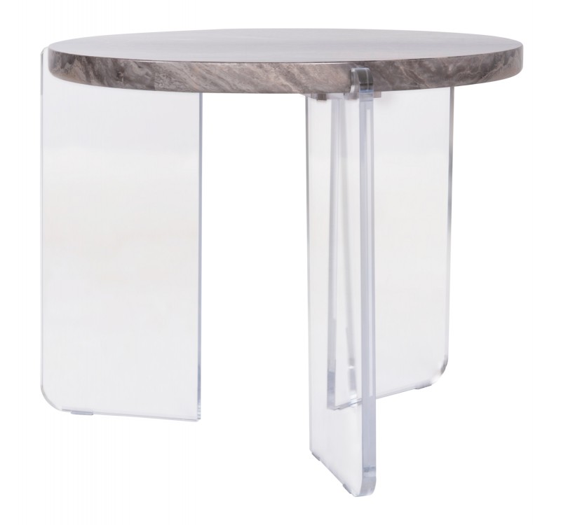 ΤΡΑΠΕΖΙ ΣΑΛΟΝΙΟΥ ACRYCON HM9780.01 MDF ME ΥΔΑΤΟΑΠΩΘΗΤΙΚΗ ΕΠΙΣΤΡΩΣΗ-ΑΚΡΥΛΙΚΑ ΠΟΔΙΑ Φ64x51Yεκ.