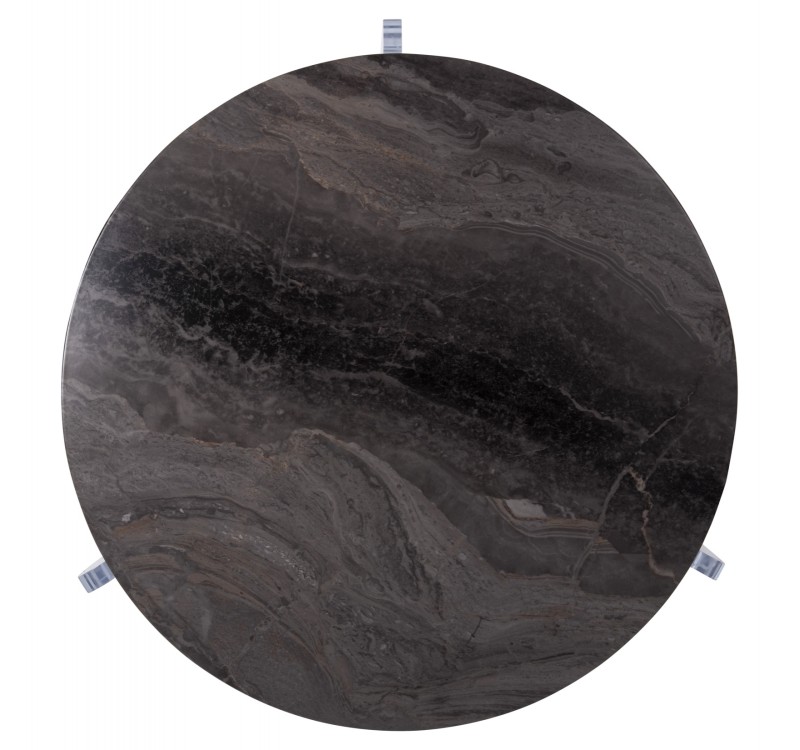 ΤΡΑΠΕΖΙ ΣΑΛΟΝΙΟΥ ACRYCON HM9780.01 MDF ME ΥΔΑΤΟΑΠΩΘΗΤΙΚΗ ΕΠΙΣΤΡΩΣΗ-ΑΚΡΥΛΙΚΑ ΠΟΔΙΑ Φ64x51Yεκ.