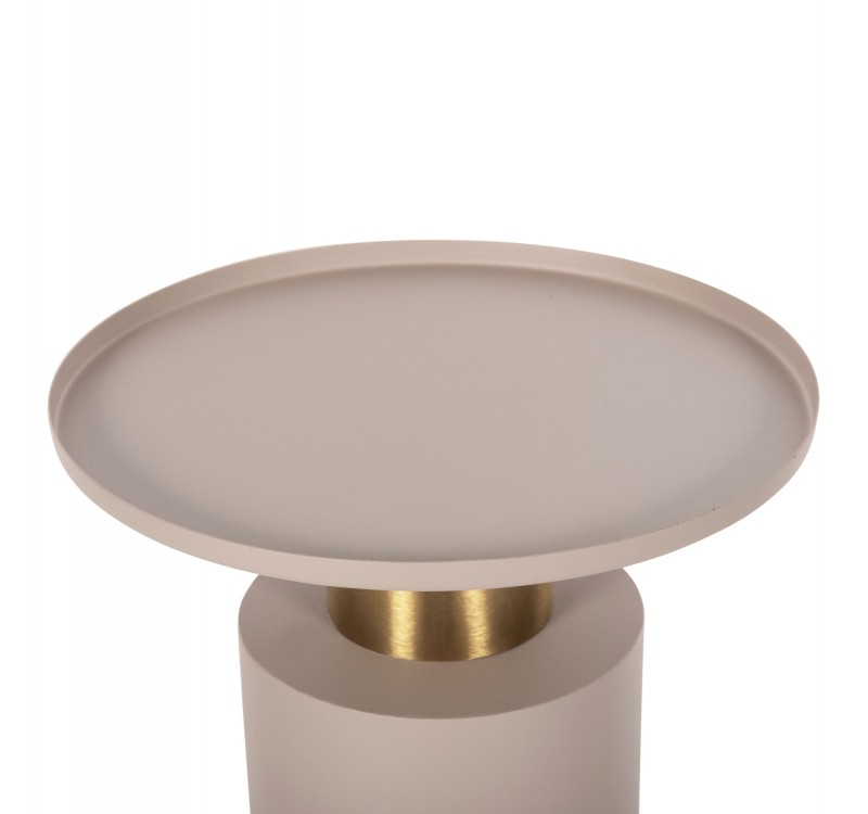 ΒΟΗΘΗΤΙΚΟ ΤΡΑΠΕΖΑΚΙ PUNJAB HM4239.03 ΜΕΤΑΛΛΟ ΣΕ ΕΚΡΟΥ-ΧΡΥΣΟΧΑΛΚΙΝΟ Φ36x47Υεκ.