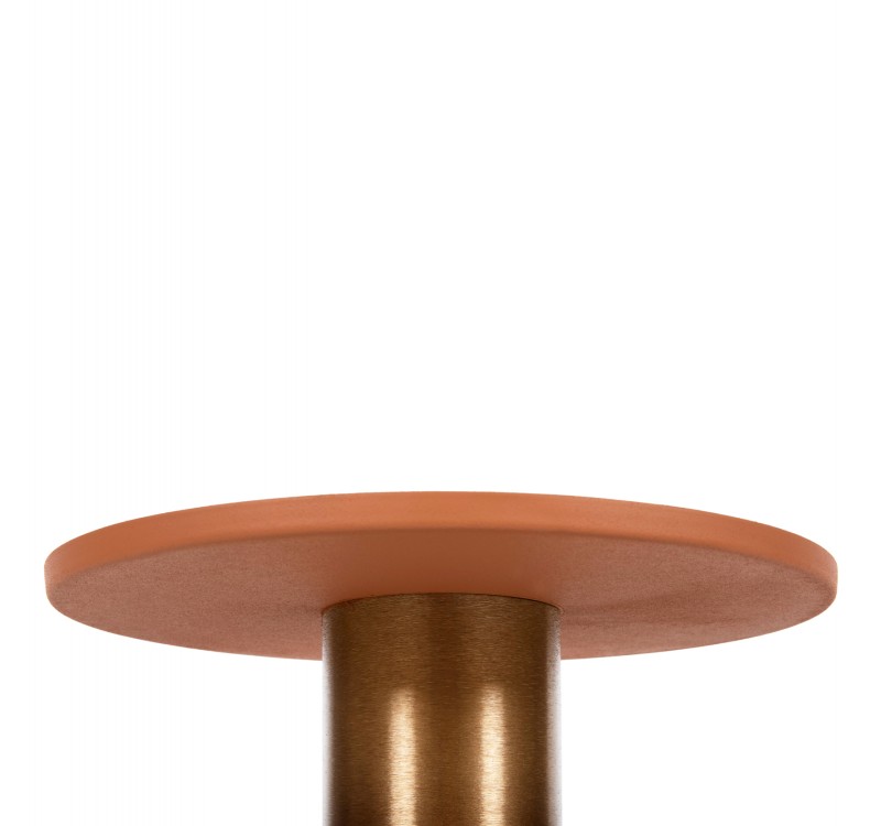 ΒΟΗΘΗΤΙΚΟ ΤΡΑΠΕΖΑΚΙ PUNJAB HM4239.08 ΜΕΤΑΛΛΟ ΣΕ ΠΟΡΤΟΚΑΛΙ-ΧΡΥΣΟΧΑΛΚΙΝΟ Φ36x47Υεκ.