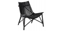 ΚΑΡΕΚΛΑ ΕΞΩΤ.ΧΩΡΟΥ CELLION HM9812.02 ΡΑΒΔΟΙ RATTAN ΣΕ ΜΑΥΡΟ ΧΡΩΜΑ 76x72x83Υεκ.