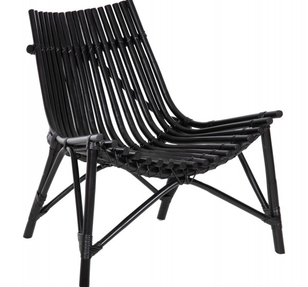 ΚΑΡΕΚΛΑ ΕΞΩΤ.ΧΩΡΟΥ CELLION HM9812.02 ΡΑΒΔΟΙ RATTAN ΣΕ ΜΑΥΡΟ ΧΡΩΜΑ 76x72x83Υεκ.