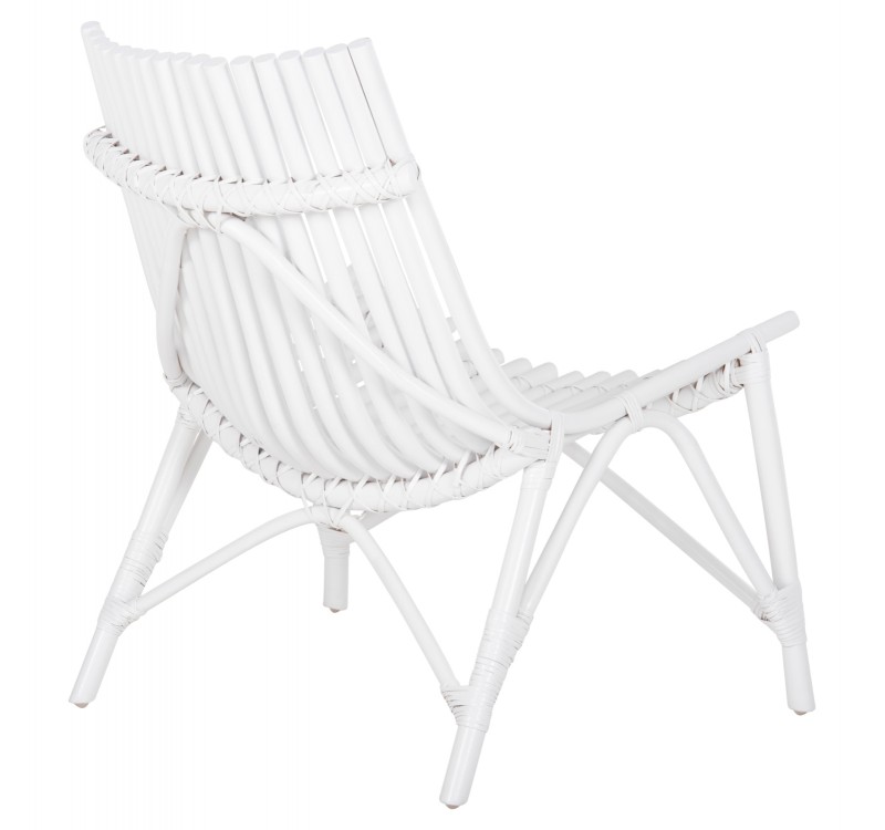 ΚΑΡΕΚΛΑ ΕΞΩΤ.ΧΩΡΟΥ CELLION HM9812.03 ΡΑΒΔΟΙ RATTAN ΣΕ ΛΕΥΚΟ ΧΡΩΜΑ 76x72x83Υεκ.