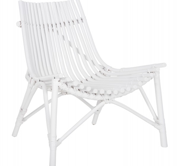 ΚΑΡΕΚΛΑ ΕΞΩΤ.ΧΩΡΟΥ CELLION HM9812.03 ΡΑΒΔΟΙ RATTAN ΣΕ ΛΕΥΚΟ ΧΡΩΜΑ 76x72x83Υεκ.