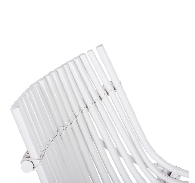 ΚΑΡΕΚΛΑ ΕΞΩΤ.ΧΩΡΟΥ CELLION HM9812.03 ΡΑΒΔΟΙ RATTAN ΣΕ ΛΕΥΚΟ ΧΡΩΜΑ 76x72x83Υεκ.