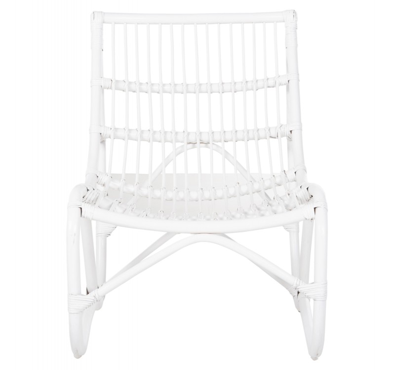 ΠΟΛΥΘΡΟΝΑ GRINN HM9815.03 ΡΑΒΔΟΙ RATTAN ΣΕ ΛΕΥΚΟ 56,5x73,5x79,5Υ εκ.