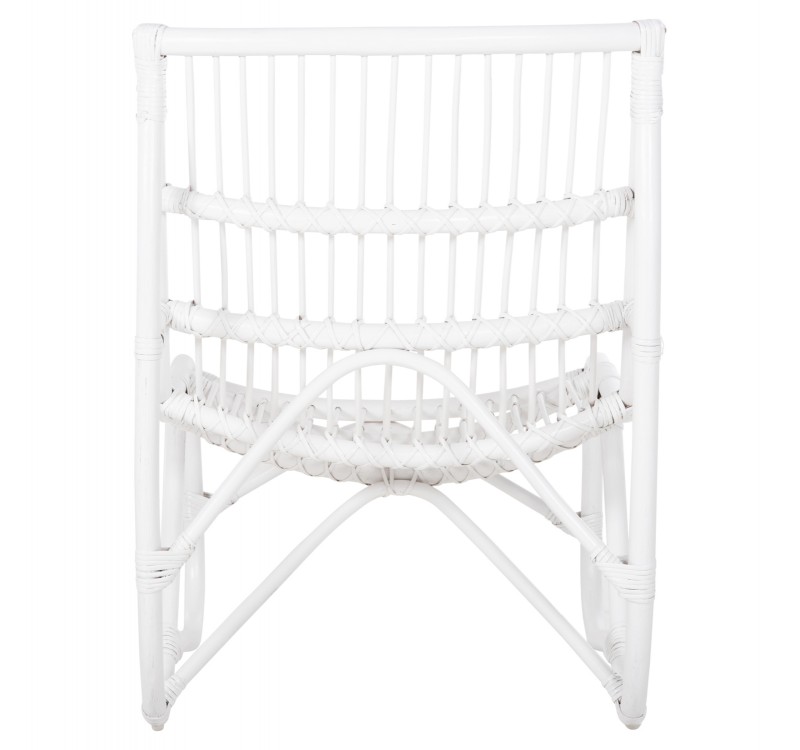 ΠΟΛΥΘΡΟΝΑ GRINN HM9815.03 ΡΑΒΔΟΙ RATTAN ΣΕ ΛΕΥΚΟ 56,5x73,5x79,5Υ εκ.