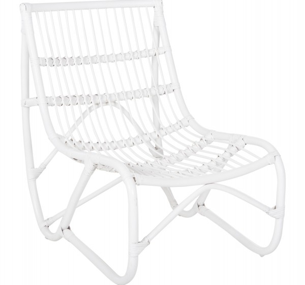ΠΟΛΥΘΡΟΝΑ GRINN HM9815.03 ΡΑΒΔΟΙ RATTAN ΣΕ ΛΕΥΚΟ 56,5x73,5x79,5Υ εκ.