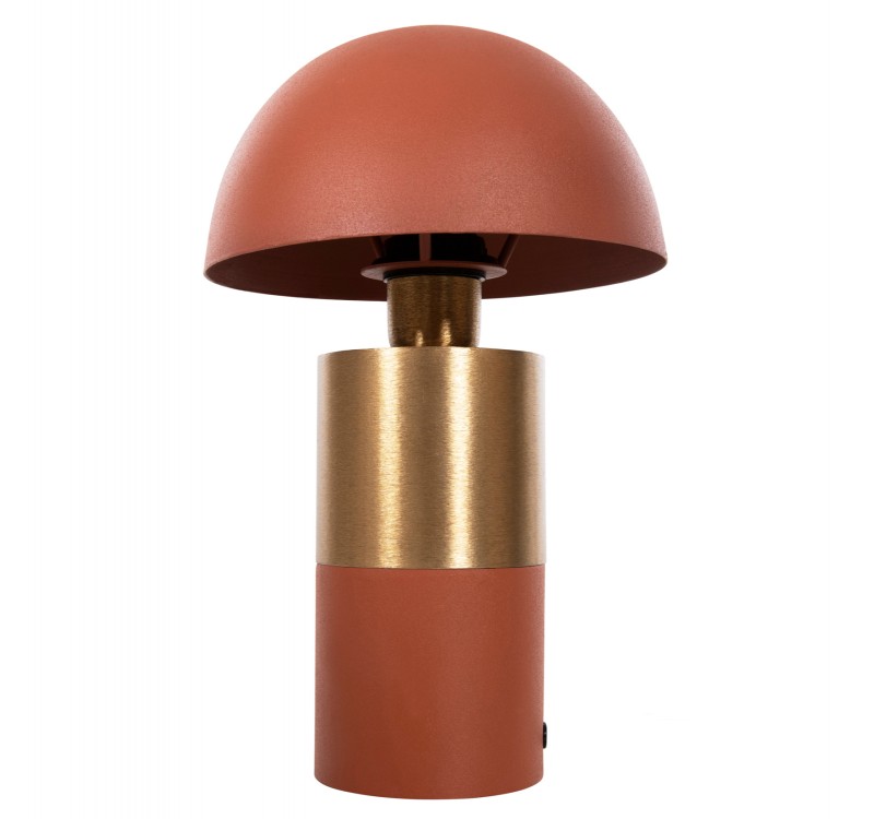 ΕΠΙΤΡΑΠΕΖΙΟ ΦΩΤΙΣΤΙΚΟ PUNE HM4245.08 ΜΕΤΑΛΛΟ ΣΕ ΠΟΡΤΟΚΑΛΙ-ΧΡΥΣΟ Φ20,5x32,5Υεκ.