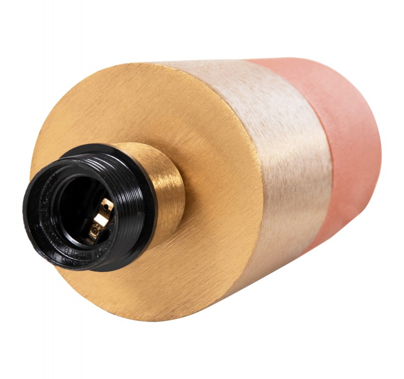 ΕΠΙΤΡΑΠΕΖΙΟ ΦΩΤΙΣΤΙΚΟ PUNE HM4245.08 ΜΕΤΑΛΛΟ ΣΕ ΠΟΡΤΟΚΑΛΙ-ΧΡΥΣΟ Φ20,5x32,5Υεκ.