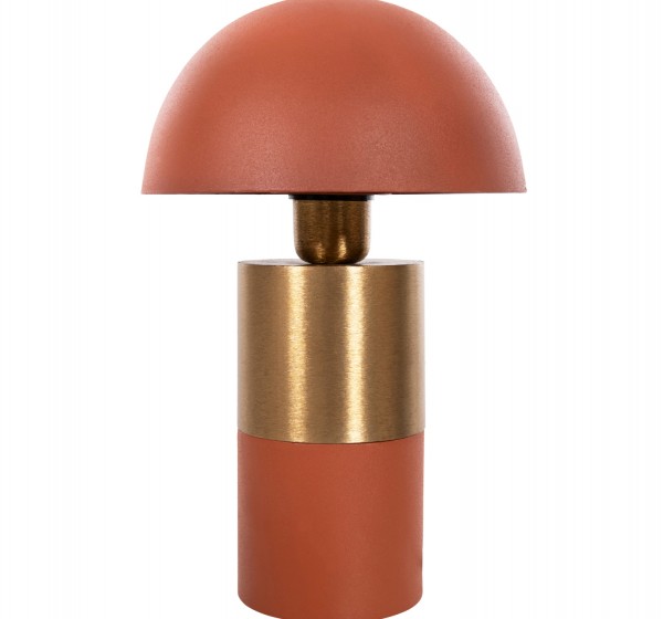 ΕΠΙΤΡΑΠΕΖΙΟ ΦΩΤΙΣΤΙΚΟ PUNE HM4245.08 ΜΕΤΑΛΛΟ ΣΕ ΠΟΡΤΟΚΑΛΙ-ΧΡΥΣΟ Φ20,5x32,5Υεκ.