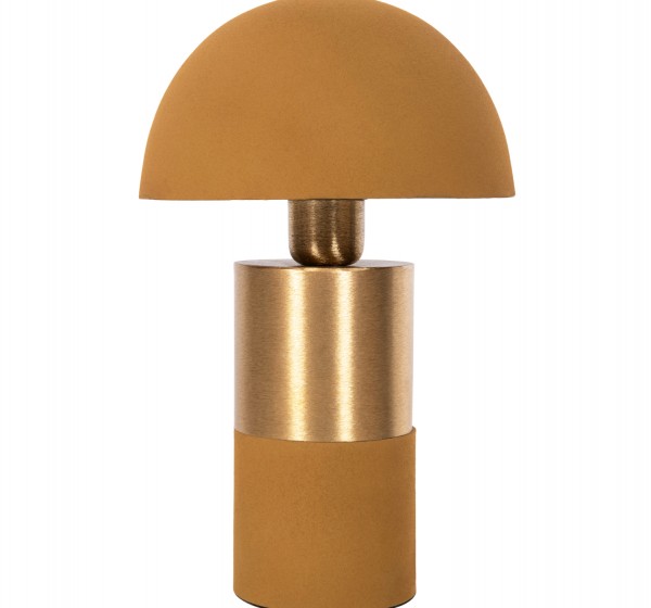 ΕΠΙΤΡΑΠΕΖΙΟ ΦΩΤΙΣΤΙΚΟ PUNE HM4254.10 ΜΕΤΑΛΛΟ ΣΕ ΜΟΥΣΤΑΡΔΙ-ΧΡΥΣΟ Φ20,5x32,5Υεκ.