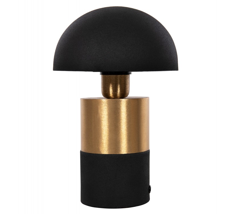 ΕΠΙΤΡΑΠΕΖΙΟ ΦΩΤΙΣΤΙΚΟ PUNE HM4255.04 ΜΕΤΑΛΛΟ ΣΕ ΜΑΥΡΟ-ΧΡΥΣΟ Φ18x28Υ εκ.