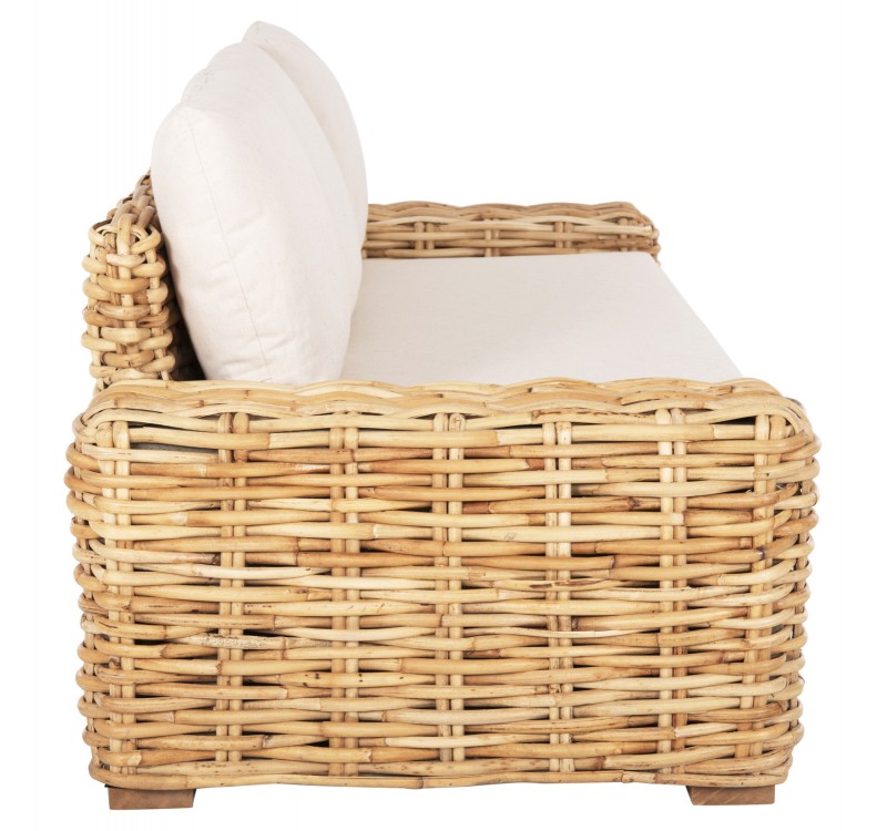 ΚΑΝΑΠΕΣ ΤΡΙΘΕΣΙΟΣ ΕΞ.ΧΩΡΟΥ TROPEL HM9808 ΞΥΛΟ MANGO-RATTAN ΦΥΣΙΚΟ-ΛΕΥΚΑ ΜΑΞΙΛΑΡΙΑ 216x88x85Υεκ