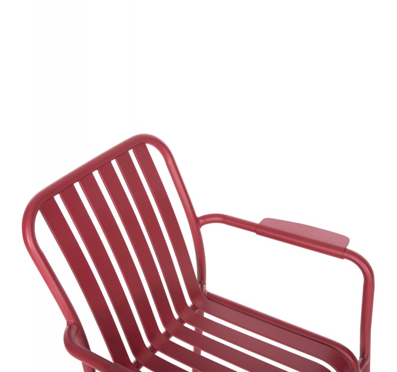 ΠΟΛΥΘΡΟΝΑ ΑΛΟΥΜΙΝΙΟΥ RACHEL HM6088.05 KOKKINH 63x58x85Υεκ.