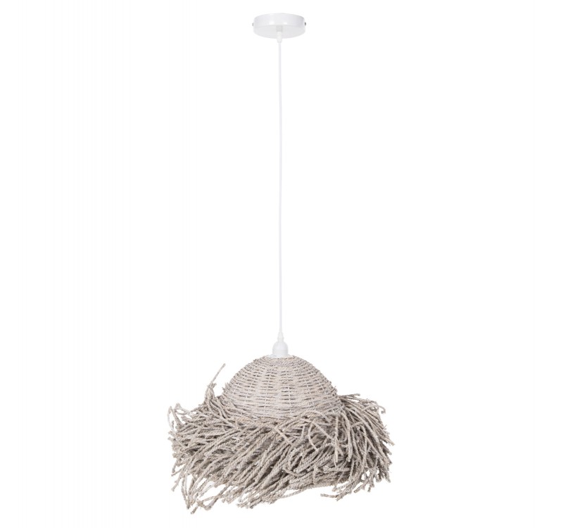 ΦΩΤΙΣΤΙΚΟ ΟΡΟΦΗΣ ΚΡΕΜΑΣΤΟ HM4349 SEAGRASS ΣΕ WHITEWASH ΧΡΩΜΑ Φ50x25-135Υεκ.