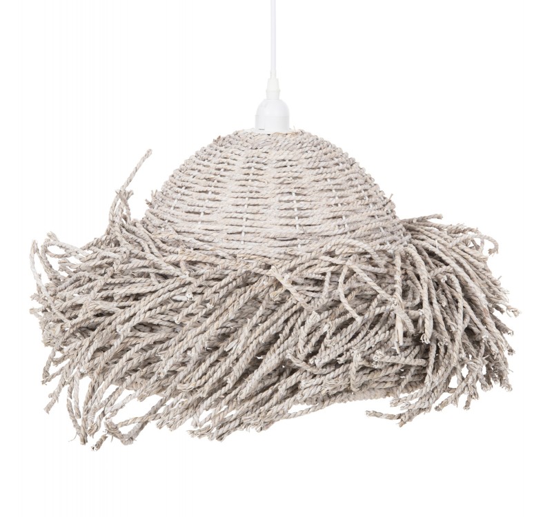 ΦΩΤΙΣΤΙΚΟ ΟΡΟΦΗΣ ΚΡΕΜΑΣΤΟ HM4349 SEAGRASS ΣΕ WHITEWASH ΧΡΩΜΑ Φ50x25-135Υεκ.