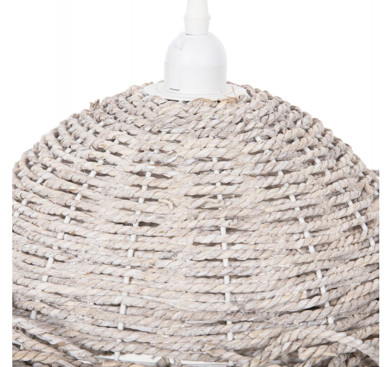 ΦΩΤΙΣΤΙΚΟ ΟΡΟΦΗΣ ΚΡΕΜΑΣΤΟ HM4349 SEAGRASS ΣΕ WHITEWASH ΧΡΩΜΑ Φ50x25-135Υεκ.