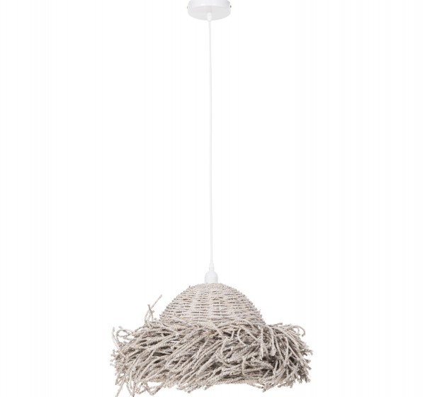 ΦΩΤΙΣΤΙΚΟ ΟΡΟΦΗΣ ΚΡΕΜΑΣΤΟ HM4349 SEAGRASS ΣΕ WHITEWASH ΧΡΩΜΑ Φ50x25-135Υεκ.