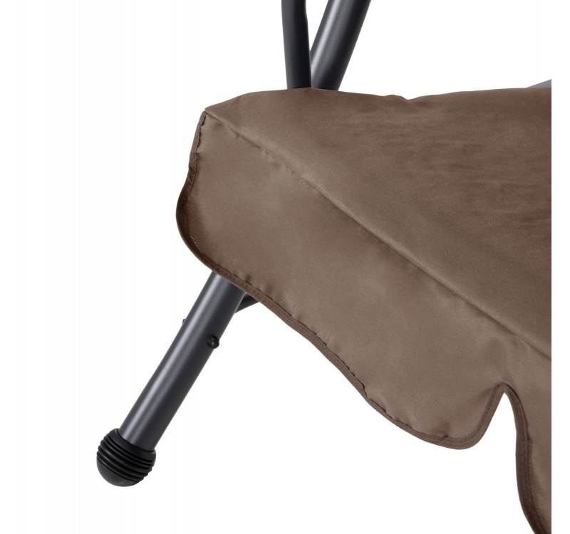 ΚΟΥΝΙΑ-ΚΡΕΒΑΤΙ 3ΘΕΣΙΑ LIKID HM5980.02 ΜΕΤΑΛΛΟ ΓΚΡΙ-ΥΦΑΣΜΑ ΚΑΦΕ 200x120x164Υεκ