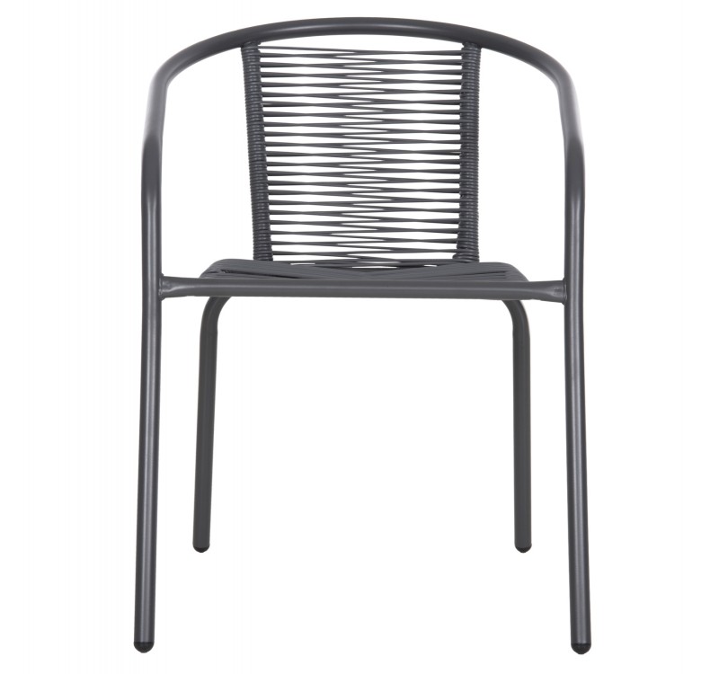 ΠΟΛΥΘΡΟΝΑ SWIFTER HM5969.01 ΜΕΤΑΛΛΟ ΓΚΡΙ-ΣΥΝΘ. RATTAN ΓΚΡΙ 54x61x75Υεκ.