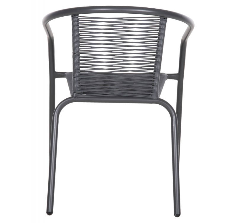 ΠΟΛΥΘΡΟΝΑ SWIFTER HM5969.01 ΜΕΤΑΛΛΟ ΓΚΡΙ-ΣΥΝΘ. RATTAN ΓΚΡΙ 54x61x75Υεκ.