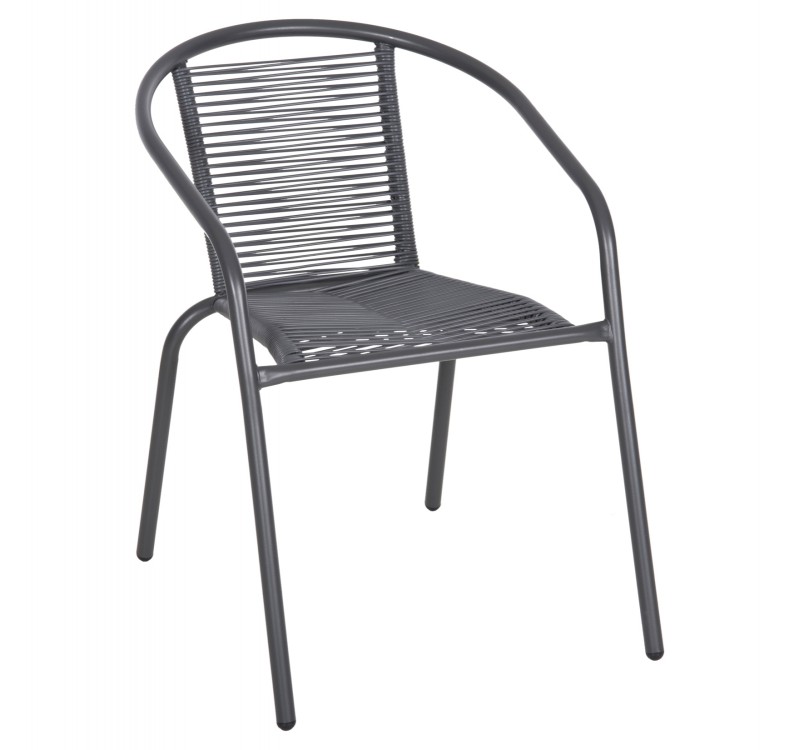 ΠΟΛΥΘΡΟΝΑ SWIFTER HM5969.01 ΜΕΤΑΛΛΟ ΓΚΡΙ-ΣΥΝΘ. RATTAN ΓΚΡΙ 54x61x75Υεκ.