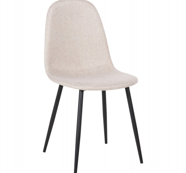 ΚΑΡΕΚΛΑ LEONARDO HM00100.27 ΥΦΑΣΜΑ ΜΠΕΖ & ΜΑΥΡΑ ΜΕΤΑΛ. ΠΟΔΙΑ 42x49,5x89Υεκ.