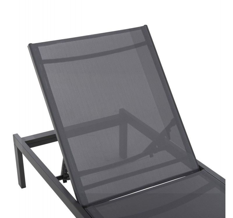 ΞΑΠΛΩΣΤΡΑ ΑΛΟΥΜΙΝΙΟΥ THATCHER HM5983.03 ΑΝΘΡΑΚΙ ΣΚΕΛΕΤΟΣ & TEXTILENE 196,5x64,5x92Υεκ