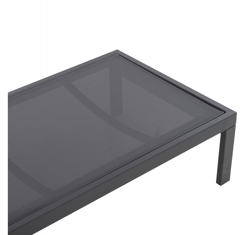 ΞΑΠΛΩΣΤΡΑ ΑΛΟΥΜΙΝΙΟΥ THATCHER HM5983.03 ΑΝΘΡΑΚΙ ΣΚΕΛΕΤΟΣ & TEXTILENE 196,5x64,5x92Υεκ