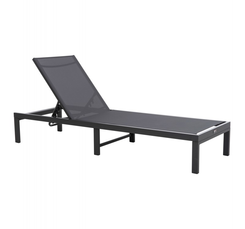 ΞΑΠΛΩΣΤΡΑ ΑΛΟΥΜΙΝΙΟΥ THATCHER HM5983.03 ΑΝΘΡΑΚΙ ΣΚΕΛΕΤΟΣ & TEXTILENE 196,5x64,5x92Υεκ