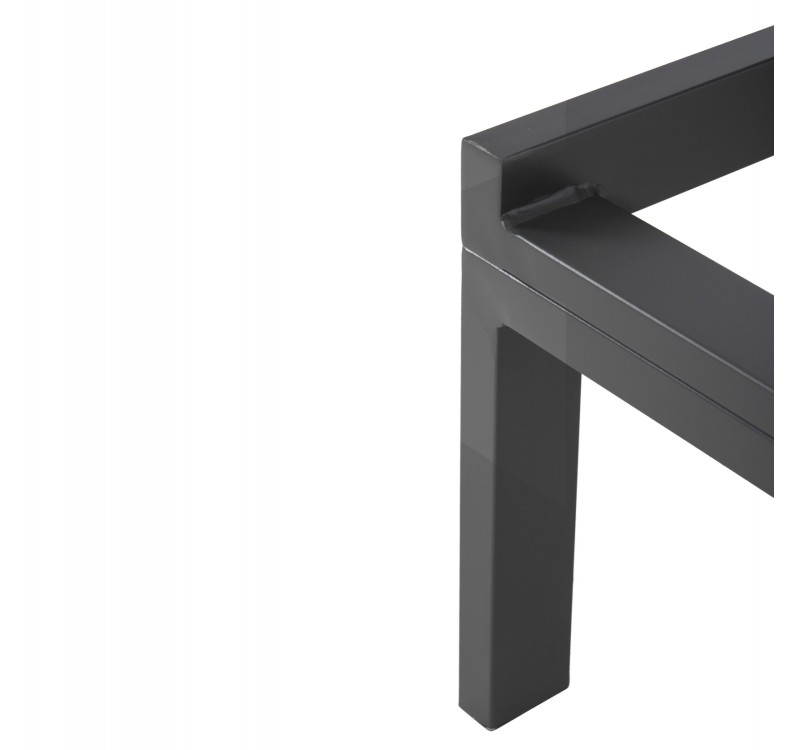 ΞΑΠΛΩΣΤΡΑ ΑΛΟΥΜΙΝΙΟΥ THATCHER HM5983.03 ΑΝΘΡΑΚΙ ΣΚΕΛΕΤΟΣ & TEXTILENE 196,5x64,5x92Υεκ