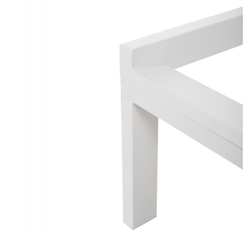 ΞΑΠΛΩΣΤΡΑ ΑΛΟΥΜΙΝΙΟΥ THATCHER HM5983.01 ΛΕΥΚΟΣ ΣΚΕΛΕΤΟΣ & TEXTILENE 196,5x64,5x92Υεκ