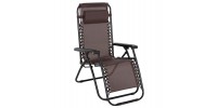 ΠΟΛΥΘΡΟΝΑ RELAX COMPANION HM5095.13 ΚΑΦΕ TEXTILENE-ΜΑΥΡΟ ΜΕΤΑΛΛΟ 67x145x110Υεκ.
