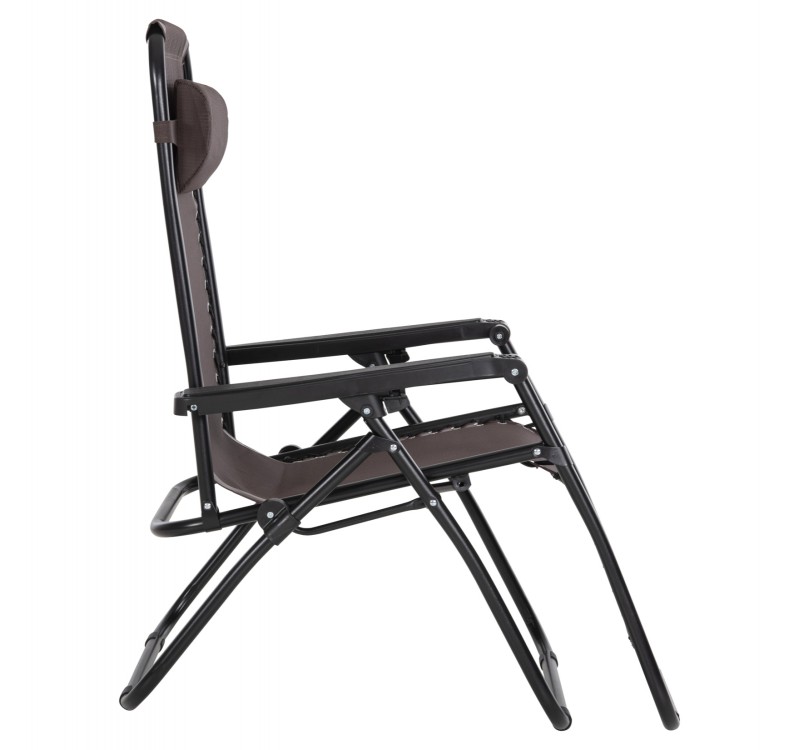 ΠΟΛΥΘΡΟΝΑ RELAX COMPANION HM5095.13 ΚΑΦΕ TEXTILENE-ΜΑΥΡΟ ΜΕΤΑΛΛΟ 67x145x110Υεκ.