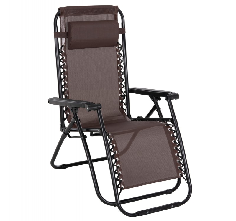 ΠΟΛΥΘΡΟΝΑ RELAX COMPANION HM5095.13 ΚΑΦΕ TEXTILENE-ΜΑΥΡΟ ΜΕΤΑΛΛΟ 67x145x110Υεκ.