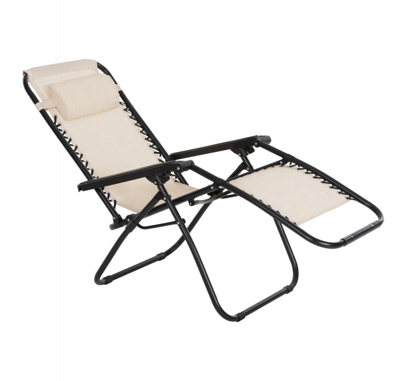 ΠΟΛΥΘΡΟΝΑ RELAX COMPANION HM5095.12 ΜΠΕΖ TEXTILENE-ΜΑΥΡΟ ΜΕΤΑΛΛΟ 67x145x110Υεκ.