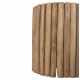 ΤΡΑΠΕΖΙ ΣΑΛΟΝΙΟΥ ΣΤΡΟΓΓΥΛΟ COOTER HM9865 ΚΛΑΔΙΑ TEAK-ΦΥΣΙΚΟ Φ39x40,5Υεκ.