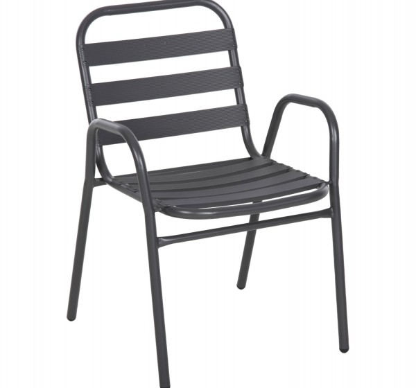 ΚΑΡΕΚΛΑ PRELUDE HM5970.01 ΜΕΤΑΛ.ΣΚΕΛΕΤΟΣ-ΠΛΑΤΗ & ΚΑΘΙΣΜΑ ΑΛΟΥΜΙΝΙΟ-ΓΚΡΙ 54x56x79Υεκ