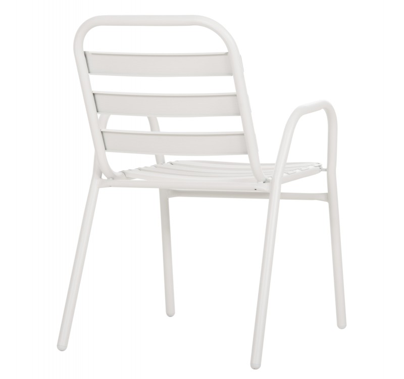 ΚΑΡΕΚΛΑ PRELUDE HM5970.02 ΜΕΤΑΛ.ΣΚΕΛΕΤΟΣ-ΠΛΑΤΗ & ΚΑΘΙΣΜΑ ΑΛΟΥΜΙΝΙΟ-ΛΕΥΚΗ 54x56x79Υεκ